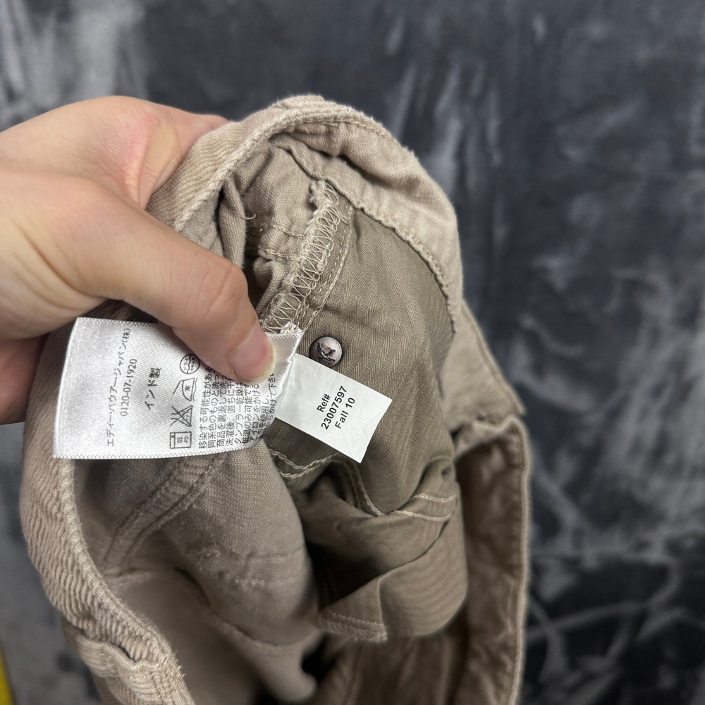 Eddie Bauer Corduroy Pants Womens 10 Tan Curvy Bootcut Stretch Khaki - Picture 9 of 9